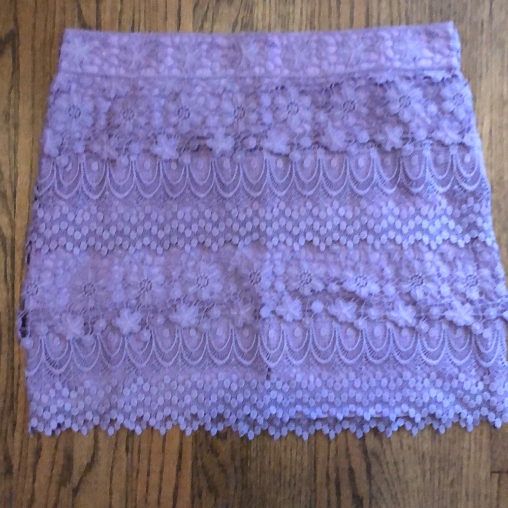 Purple Lace Skirt